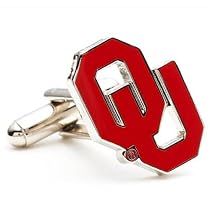 Oklahoma Sooners NCAA Logo'd Executive Cufflinks w/ Jewelry Box