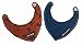 Harley-Davidson Baby Boys' Motorcycle Bandana Bibs Gift Set, Orange/Blue 7051563