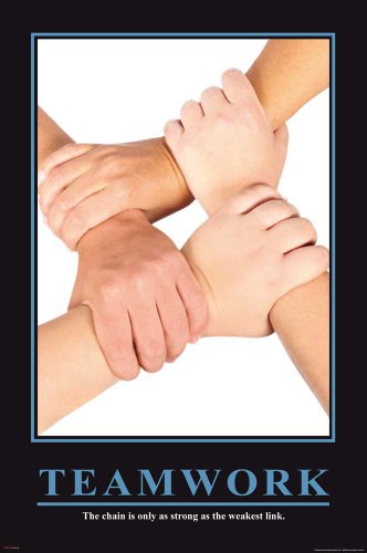 Produkt-Bild: Empire 432308 Motivational - Teamwork - Motivationsposter H&auml;nde Poster - Gr&ouml;sse 61 x 91.5 cm