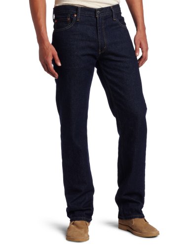 Levi s Men s 505 Regular Fit Jean, Rinse, 44x32