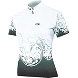 Louis Garneau 2009 Women's Reef Clydesdale Short Sleeve Cycling Jersey - White - 9820439-98D (1X)