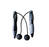 Jump Rope Wireless Digital Jump Rope Fitness Skipping Rope (Black)