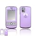 Solid PURPLE Snap-On Cover Hard Case Phone Protector for LG CU720 Shine CU-720