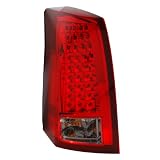 2003-2007 Cadillac Cts Led Tail Lights Red smoke by Instyleparts