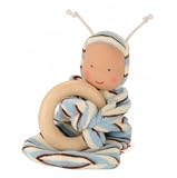 Käthe Kruse Organic Rainbow Baby with Blue Stripes