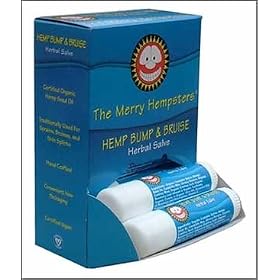 The Merry Hempsters Bump & Bruise Ointment Stick Display 0.6oz/12pc from The Merry Hempsters