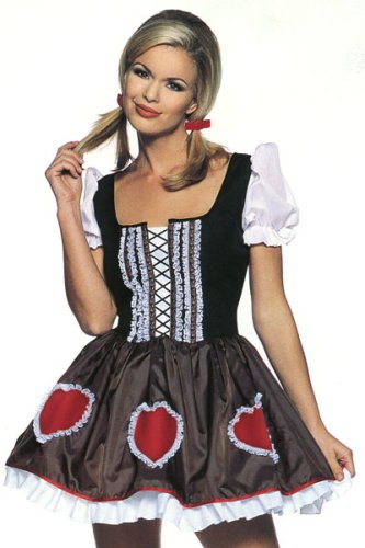 Heidi-Ho Dress With Hearts