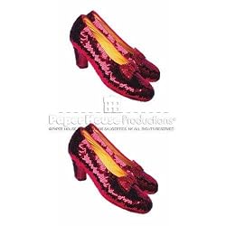 Ruby Slippers Stickers on Long Sheet