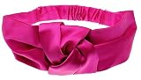 L. Erickson Knot Turban - 100% Silk Charmeuse Fuchsia