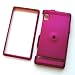 Motorola Droid A855 Verizon Rubberized Snap On Protector Hard Case Rose Pink