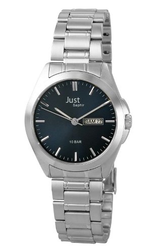 Just Watches Herren-Armbanduhr XL Analog Edelstahl 48-S21178-BL Preisvergleich