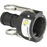 Banjo 150C Polypropylene Cam & Groove Fitting, 1-1/2" Female Coupler x Hose Shank