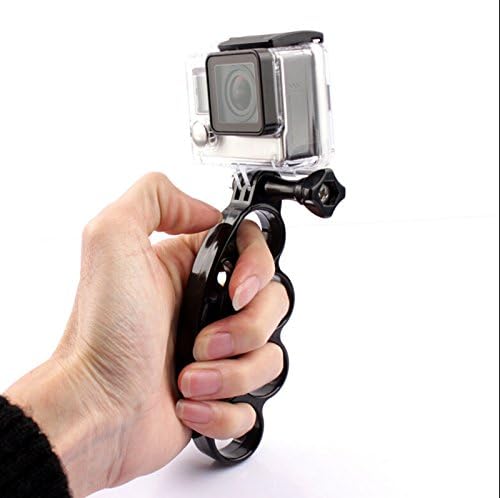 Shoot Handheld Knuckles Fingers Grip with Thumb Screw for GoPro Hero 4 Hero 3+ Hero 3 Hero 2 Black