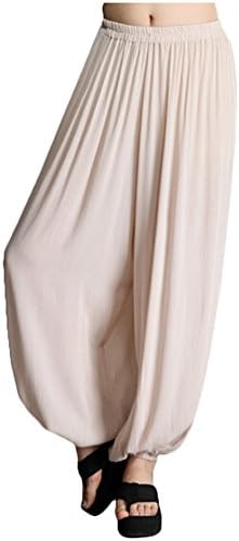 Yoga Bloomers Pants Belly Dance Pants Loose Pants Ethnic Ivory
