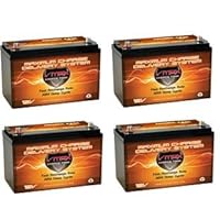 QTY Vmaxtanks AGM 125ah EA 500AH TOTAL Vmaxtanks AGM for Solar Wind Power Emergency Backup Generator PV panel or Charger 12V Battery
