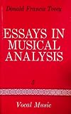 Essays in musical analysis