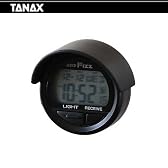 TANAX タナックス MOTO FIZZ モトフィズ 電波クロック ブラック MF-4672