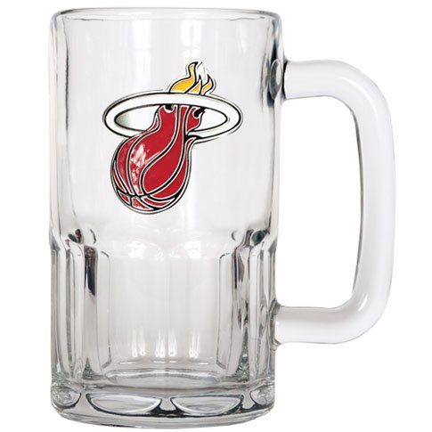 NBA Miami Heat 20-Ounce Root Beer Style Mug - Primary Logo