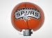 All Products : SAN ANTONIO SPURS 3-D Logo Basketball Shaped NIGHT LIGHT