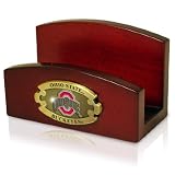 NCAA Ohio State Buckeyes Wood Business Cardholder