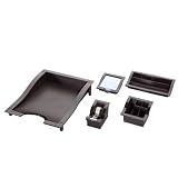 Produkt-Bild: Herlitz 10411320 5-teiliges B&uuml;ro-Set Blackline