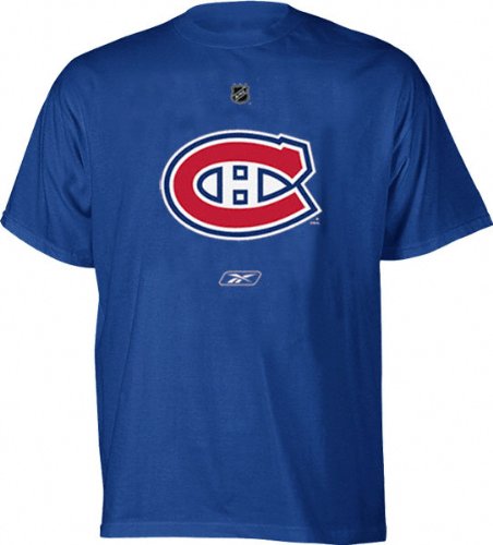 NHL Youth Montreal Canadiens Primary Logo S/S Tee - R8P3Nmkjj (Navy, Large)