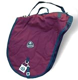 TOMARA equestrian English Saddle Case Bag -Burgundy
