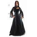 Chiffonkleid Black Widow Kleid Gewand Gr. S-XXL
