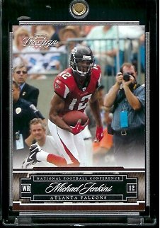 2007 Playoff Prestige Football Card #8 Michael Jenkins - Atlanta Falcons - Mint Condition - Shipped In Protective ScrewDown Case!