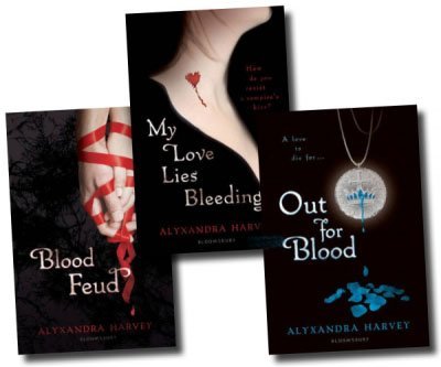 Alyxandra Harvey The Drake Chronicles Collection Alyxandra Harvey 3 book Set (Blood Moon, Blood Feud, My love lies Bleeding) (The Drake Chronicles)
