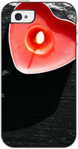 OUO Snap On Hard Shell Case for Iphone 4 4S 4G with Personalized Design of Heart Shape Candle