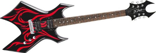 B.C. Rich Kerry King Metal Master Tribal Fire Warlock Electric Guitar