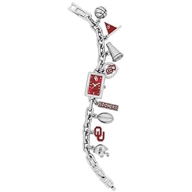 Fossil Oklahoma Sooners Charm Watch Womens