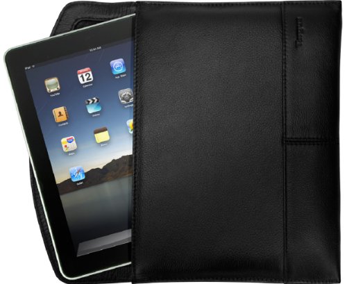 Targus Leather Portfolio Slipcase for Apple iPad 16GB, 32GB, 64GB WiFi and WiFi + 3G, iPad 2 TSS179US (Black)