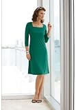 Chadwicks Pleat Neck Knit Dress