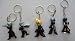 5 Final Fantasy Cloud and Character Keychains Keyring Set