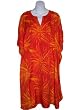 Short Caftan, Sunburst Orange