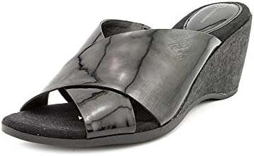 Giani Bernini Carolima Women US 11 Black Wedge Sandal