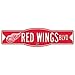 NHL Detroit Red Wings Sign, 4.5 x 17-Inch