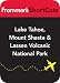 Lake Tahoe, Mount Shasta and Lassen Volcanic Natioanl Park, California: Frommer's ShortCuts