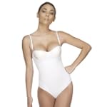 Vedette 120 Shapewear Instant Slimmer Body Suit Briefer Powernet Fajas White