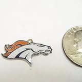 NFL Denver Broncos Bronco Head Logo DIY Charm Pendant