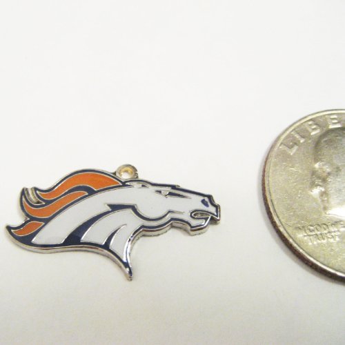 NFL Denver Broncos Bronco Head Logo DIY Charm Pendant
