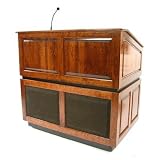 Ambassador Lectern in Natural Walnut