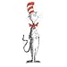 Eureka Dr. Seuss's Giant Cat In The Hat Bulletin Board Set, 4 Panels 17 x 24" Each