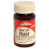Sundown New Life Hair, 50 Tablets (Pack of 4)