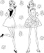 Wallmonkeys Peel and Stick Wall Decals - Make up Girls Tattoo Doodley - Removable Graphic