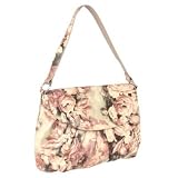 Red Herring-Pink antique style floral underarm handbag