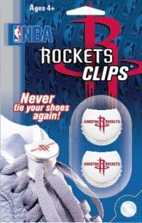 NBA Houston Rockets White Lace Clips