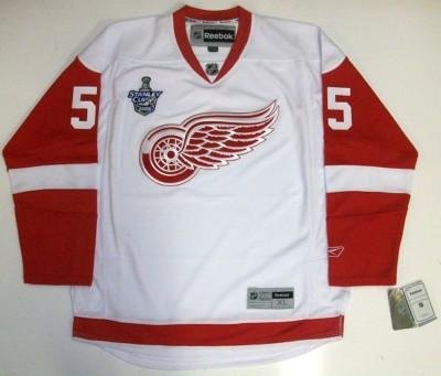 Niklas Kronwall 08 Cup Detroit Red Wings Rbk Jersey - Large